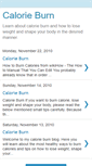 Mobile Screenshot of calorie--burn.blogspot.com