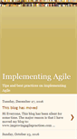 Mobile Screenshot of implementingagile.blogspot.com