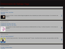 Tablet Screenshot of dictionnairesahajayoga.blogspot.com