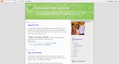 Desktop Screenshot of adventuresinsidewaysliving.blogspot.com