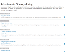 Tablet Screenshot of adventuresinsidewaysliving.blogspot.com