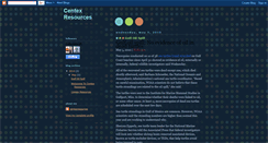 Desktop Screenshot of centexresources.blogspot.com