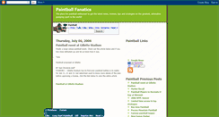 Desktop Screenshot of paintball-fanatics.blogspot.com