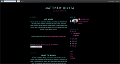 Desktop Screenshot of matthewdivita.blogspot.com