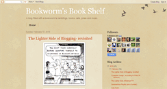 Desktop Screenshot of bookwormsbookshelf.blogspot.com