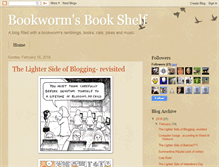 Tablet Screenshot of bookwormsbookshelf.blogspot.com