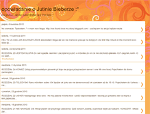 Tablet Screenshot of opowiadanieojutiniebieberze.blogspot.com