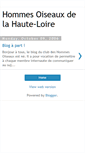 Mobile Screenshot of hommesoiseaux.blogspot.com