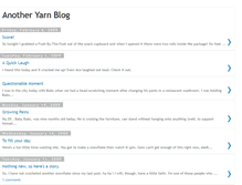 Tablet Screenshot of anotheryarnblog.blogspot.com