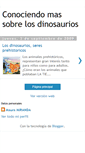 Mobile Screenshot of conociendomassobrelosdinosaurios.blogspot.com