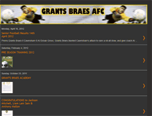 Tablet Screenshot of grantsbraesafc.blogspot.com