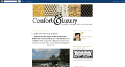 Desktop Screenshot of comfortandluxury.blogspot.com