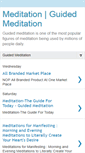 Mobile Screenshot of guidedmeditation.blogspot.com