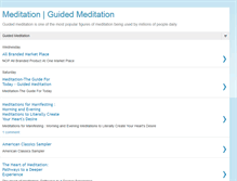 Tablet Screenshot of guidedmeditation.blogspot.com