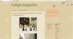 Desktop Screenshot of colegioempyrius.blogspot.com