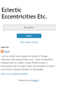 Mobile Screenshot of eclectic-eccentricities.blogspot.com