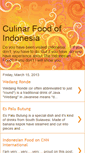 Mobile Screenshot of kulinerfoodindonesia.blogspot.com