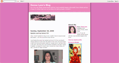 Desktop Screenshot of donnalynn2.blogspot.com