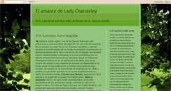 Desktop Screenshot of elamantedeelamantedeladychatterley.blogspot.com