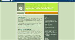 Desktop Screenshot of dancingyogini2.blogspot.com