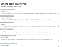 Tablet Screenshot of dancingyogini2.blogspot.com