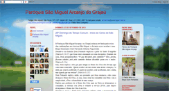 Desktop Screenshot of paroquiasaomiguelarcanjograjau.blogspot.com