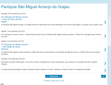Tablet Screenshot of paroquiasaomiguelarcanjograjau.blogspot.com