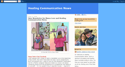 Desktop Screenshot of healingcommunicationnews.blogspot.com