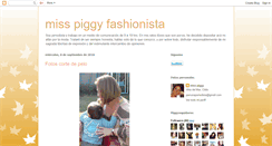 Desktop Screenshot of misspiggyfashionista.blogspot.com