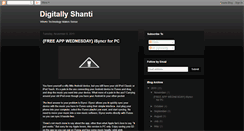 Desktop Screenshot of digitallyshanti.blogspot.com