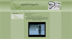 Desktop Screenshot of ambulatoriopadrepio.blogspot.com