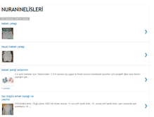 Tablet Screenshot of nurannelisleri.blogspot.com