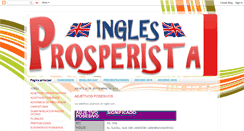 Desktop Screenshot of inglesprosperista.blogspot.com