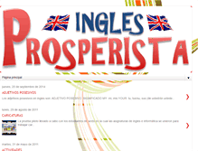 Tablet Screenshot of inglesprosperista.blogspot.com