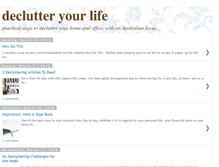 Tablet Screenshot of declutteryrlife.blogspot.com