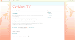 Desktop Screenshot of cevichontv.blogspot.com