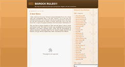 Desktop Screenshot of bisrock.blogspot.com