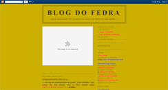 Desktop Screenshot of blogdofedra.blogspot.com