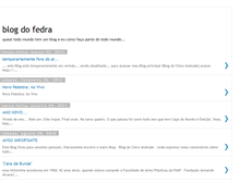 Tablet Screenshot of blogdofedra.blogspot.com