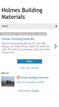 Mobile Screenshot of holmesbuildingmaterialsonline.blogspot.com