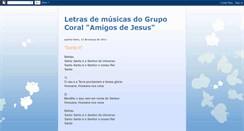 Desktop Screenshot of letrasgrupocoral-amigosdejesus.blogspot.com