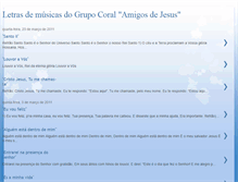 Tablet Screenshot of letrasgrupocoral-amigosdejesus.blogspot.com