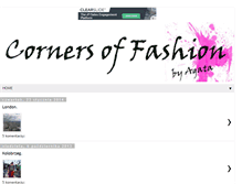 Tablet Screenshot of cornersofthefashion.blogspot.com