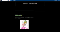 Desktop Screenshot of comida-uruguaya.blogspot.com