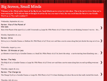 Tablet Screenshot of bigscreensmallminds.blogspot.com