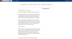 Desktop Screenshot of anxiety-attacks-in-teenagers.blogspot.com