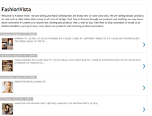 Tablet Screenshot of fashion-vista.blogspot.com