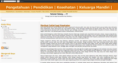 Desktop Screenshot of hidup-sehat-mandiri.blogspot.com