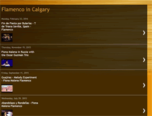 Tablet Screenshot of flamencoincalgary.blogspot.com