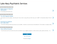 Tablet Screenshot of lakemarypsychiatric.blogspot.com